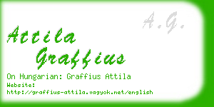 attila graffius business card